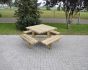 Picknicktafel vierkant  | 195 cm x 195 cm