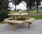 Picknicktafel vierkant  | 195 cm x 195 cm