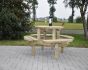 Picknicktafel rond  | 210 cm