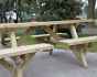 Picknicktafel open instap | 160 cm x 230 cm