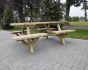 Picknicktafel open instap | 160 cm x 230 cm