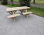 Picknicktafel open instap | 160 cm x 230 cm