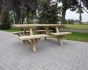 Picknicktafel open instap | 160 cm x 230 cm