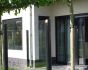 Windscherm vast Design XL 150 cm hoog 