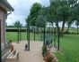 Windscherm vast Design XL 150 cm hoog 