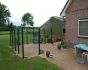 Windscherm vast Design XL 150 cm hoog 