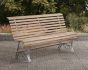 Tuinbank hardhout | 180 cm | r.v.s.slotbout - 3 zits