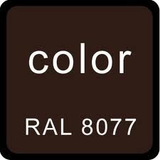 RAL 8077 bruin 