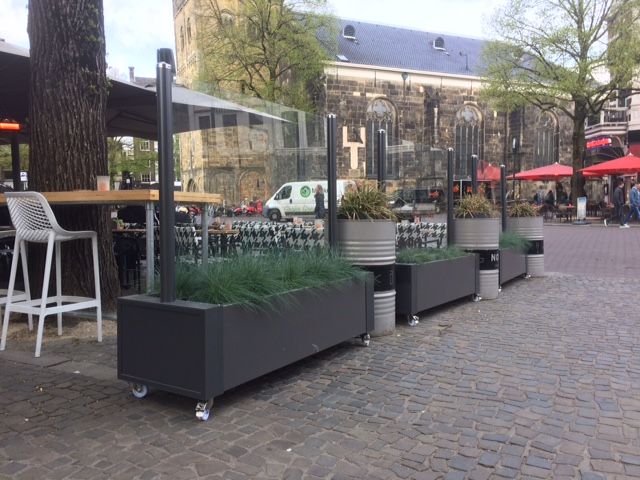 Groenteboer Downtown passagier Mobiel windscherm Flower Line